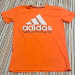 Adidas Kids Tee Shirt - Size 16 - Orange